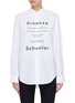 Main View - Click To Enlarge - PROENZA SCHOULER - PSWL 'Care Label' graphic print poplin shirt