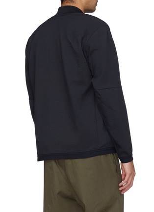 Back View - Click To Enlarge - NIKE - Crinkled bomber jacket