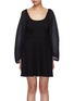 Main View - Click To Enlarge - OPENING CEREMONY - Plissé pleated balloon sleeve dress