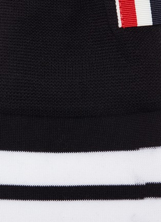 Detail View - Click To Enlarge - THOM BROWNE  - Stripe socks