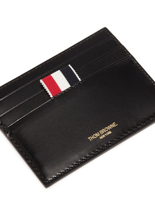 Detail View - Click To Enlarge - THOM BROWNE  - Graphic embossed cardholder