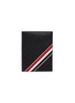 Main View - Click To Enlarge - THOM BROWNE  - Stripe pebble grain leather passport holder