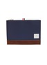 Main View - Click To Enlarge - THOM BROWNE  - Suede panel canvas document holder