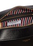 Detail View - Click To Enlarge - THOM BROWNE  - Stripe panel leather camera bag