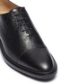 Detail View - Click To Enlarge - THOM BROWNE  - Graphic embossed leather shoes