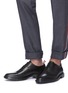 Figure View - Click To Enlarge - THOM BROWNE  - Graphic embossed leather shoes