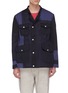 Main View - Click To Enlarge - 10720 - Colourblock patchwork twill coach jacket