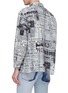 Back View - Click To Enlarge - 10720 - Newspaper print shirt