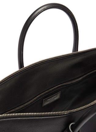 Detail View - Click To Enlarge - SAINT LAURENT - 'Sac de Jour Souple 48h' large leather duffle bag