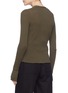 Back View - Click To Enlarge - VINCE - Lettuce edge rib knit cardigan