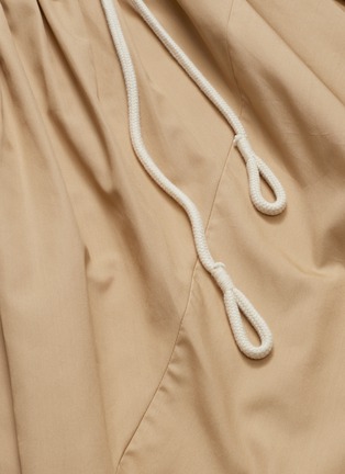  - VINCE - Rope belt asymmetric poplin skirt