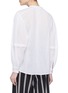 Back View - Click To Enlarge - VINCE - Blouson sleeve cotton crépon poet blouse