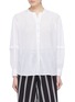Main View - Click To Enlarge - VINCE - Blouson sleeve cotton crépon poet blouse