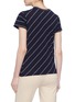 Back View - Click To Enlarge - VINCE - Pinstripe Pima cotton T-shirt