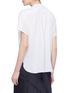 Back View - Click To Enlarge - VINCE - Contrast topstitching patch pocket shirt