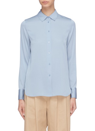 Main View - Click To Enlarge - VINCE - Silk crepe shirt