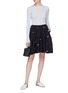 Figure View - Click To Enlarge - VINCE - Floral print skirt