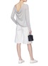 Figure View - Click To Enlarge - VINCE - Drawstring neck cashmere sweater
