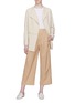 Figure View - Click To Enlarge - VINCE - Drape panel wool-cashmere open cardigan