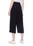 Back View - Click To Enlarge - VINCE - Pleated crepe culottes