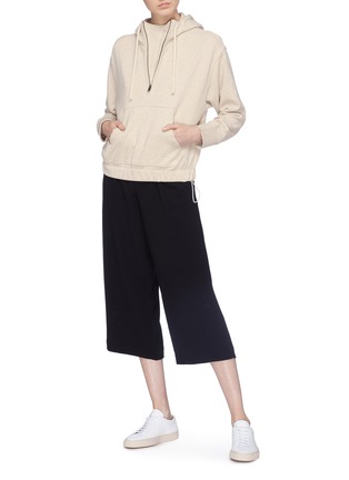Figure View - Click To Enlarge - VINCE - Pleated crepe culottes