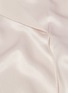  - VINCE - Drape panel silk satin mock wrap blouse