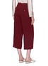 Back View - Click To Enlarge - VINCE - Pleated satin culottes