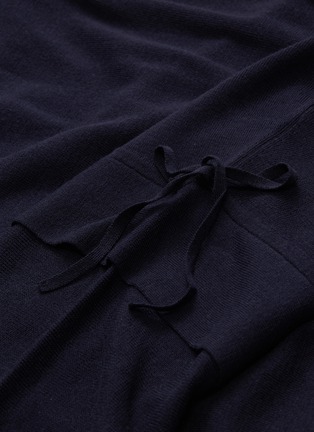  - VINCE - Tie sleeve wool knit boat neck top