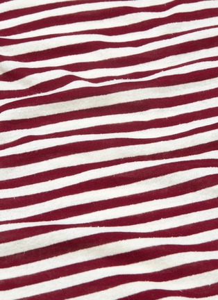  - VINCE - Boat neck stripe silk blend top