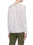 Back View - Click To Enlarge - VINCE - Concealed placket stripe blouse