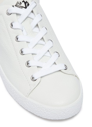 Detail View - Click To Enlarge - ASH - 'Nicky' cutout star patch leather sneakers