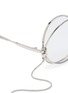 Detail View - Click To Enlarge - PERCY LAU - x deepmoss 'Star Ring' double rim metal round optical glasses