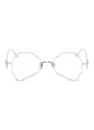 Main View - Click To Enlarge - PERCY LAU - x DEEPMOSS metal silhouette frame optical glasses
