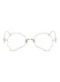 Main View - Click To Enlarge - PERCY LAU - x DEEPMOSS metal silhouette frame optical glasses