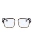 Main View - Click To Enlarge - PERCY LAU - x JINNNN double rim acetate square optical glasses