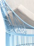 Detail View - Click To Enlarge - BEND GOODS - Peacock lounge chair — Pastel Blue