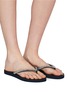Figure View - Click To Enlarge - UZURII - 'Classic' crystal thong sandals