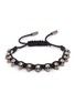 Main View - Click To Enlarge - ALEXANDER MCQUEEN - Skull charm braided bracelet