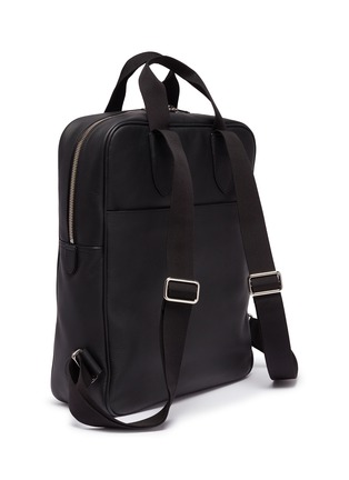Detail View - Click To Enlarge - ALEXANDER MCQUEEN - 'Shopper' leather backpack