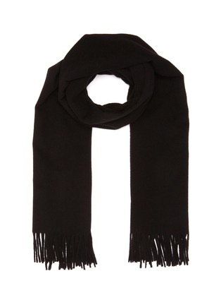 Main View - Click To Enlarge - ACNE STUDIOS - Fringe hem oversized wool scarf