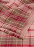 Detail View - Click To Enlarge - ACNE STUDIOS - Logo print tartan plaid wool scarf