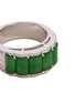 Detail View - Click To Enlarge - SAMUEL KUNG - Diamond jade 18k white gold ring