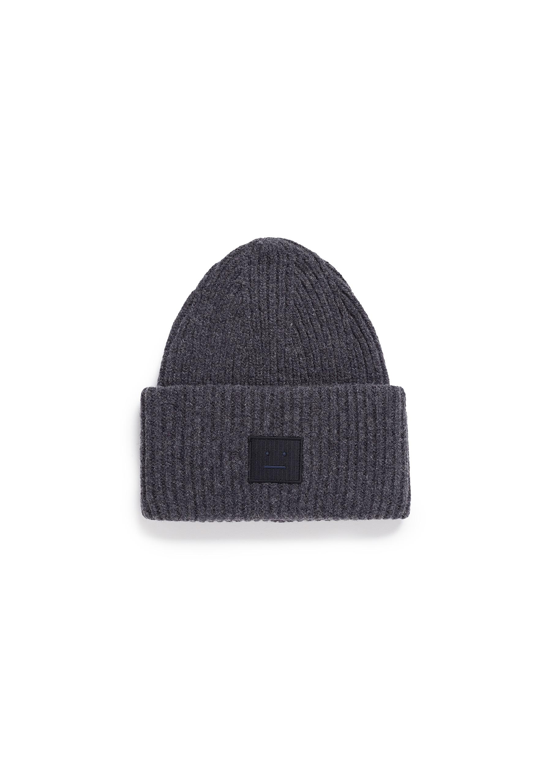 ACNE STUDIOS | Emoticon patch beanie 