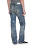 Back View - Click To Enlarge - NOVE - Rip-and-repair straight leg jeans
