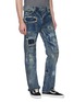 Front View - Click To Enlarge - NOVE - Rip-and-repair straight leg jeans