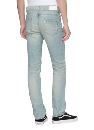 Back View - Click To Enlarge - NOVE - Paint splatter slim fit jeans