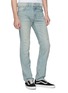 Front View - Click To Enlarge - NOVE - Paint splatter slim fit jeans