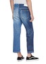 Back View - Click To Enlarge - NOVE - Colourblock straight leg jeans
