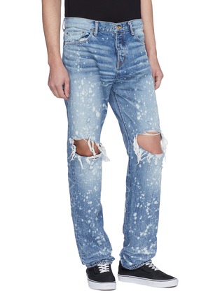 Front View - Click To Enlarge - NOVE - Paint splatter ripped jeans