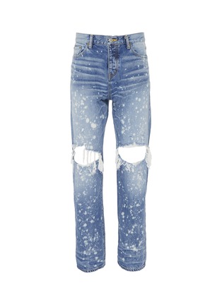 Main View - Click To Enlarge - NOVE - Paint splatter ripped jeans